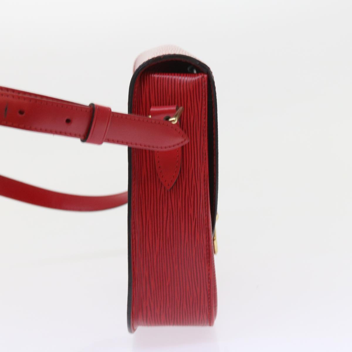 LOUIS VUITTON Epi Saint Cloud GM Shoulder Bag Red M52197 LV am5136