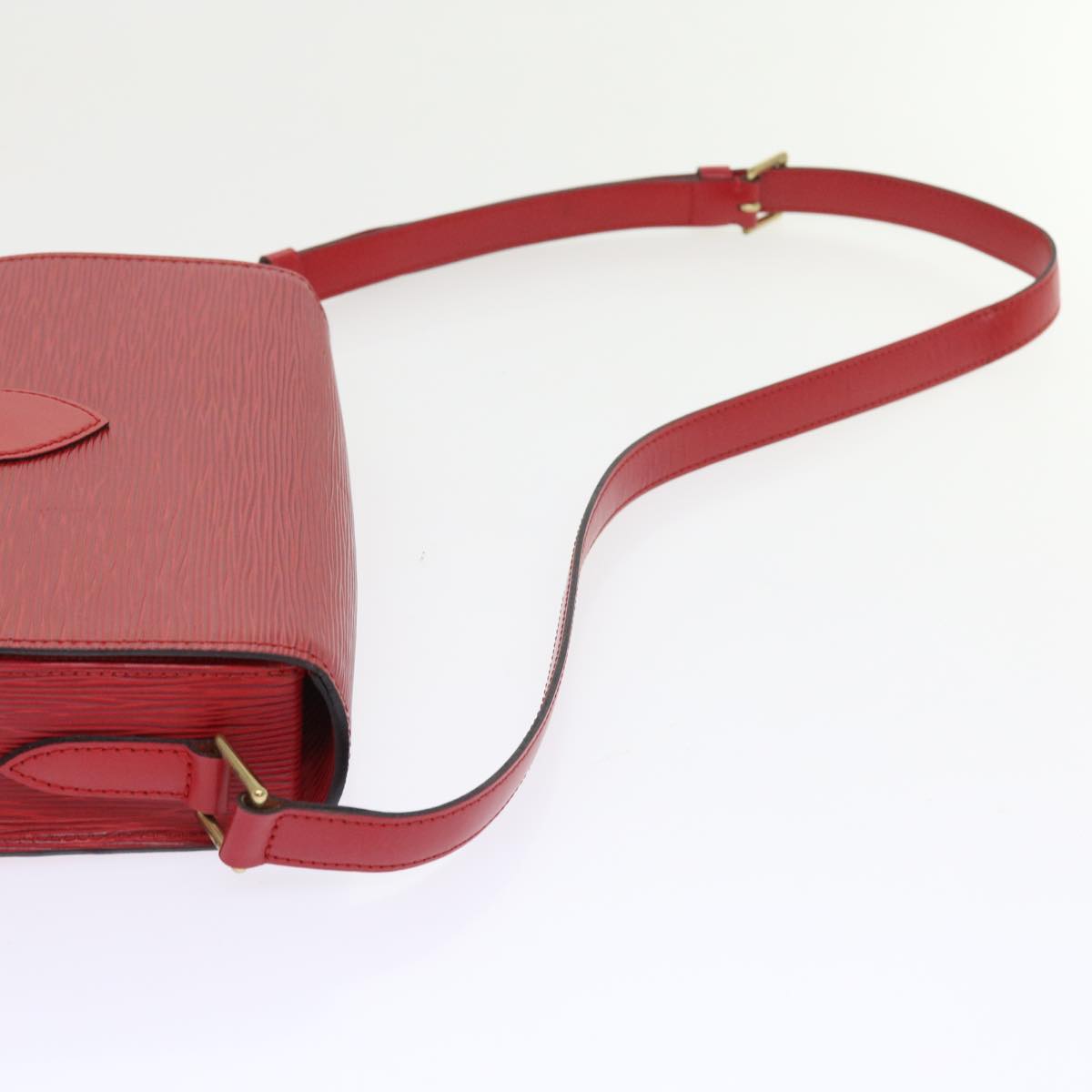 LOUIS VUITTON Epi Saint Cloud GM Shoulder Bag Red M52197 LV am5136