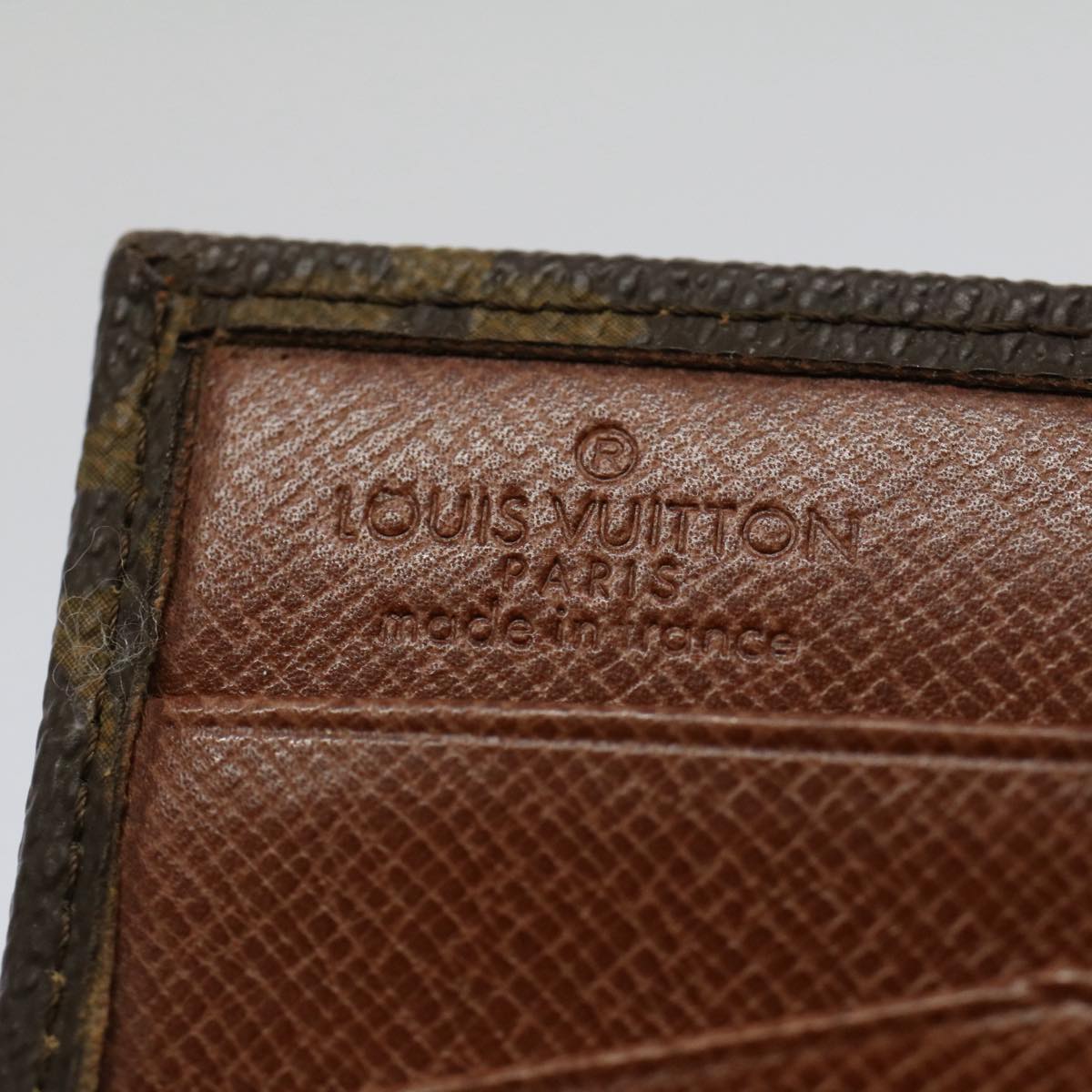 LOUIS VUITTON Monogram Porte Monnaie Bier Cartes Crdit Wallet M61652 am5147