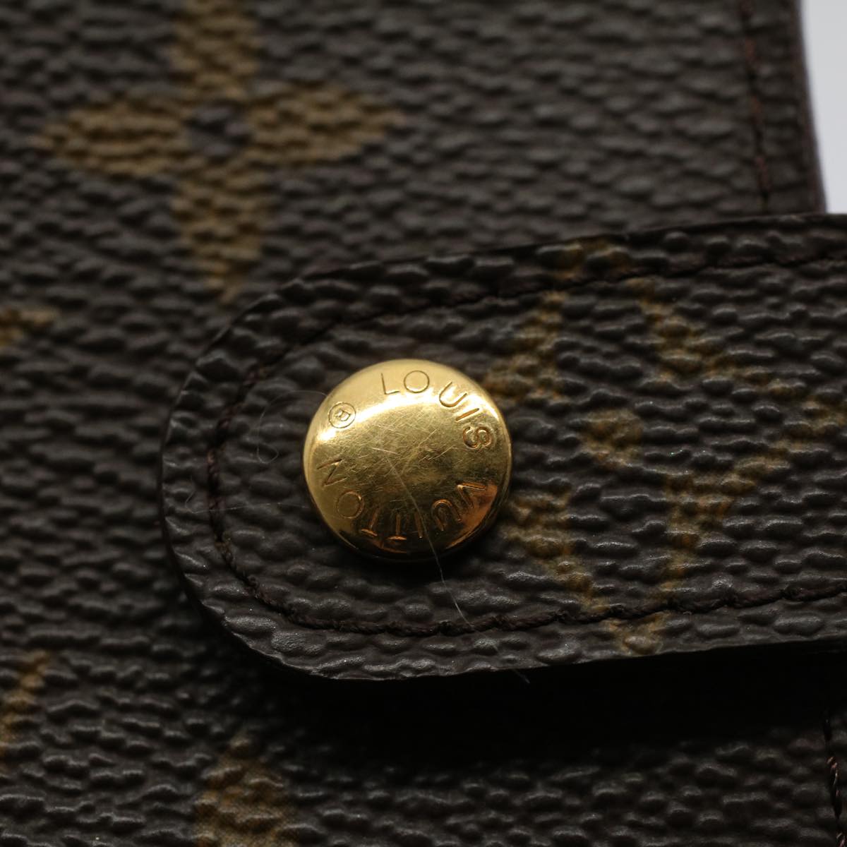 LOUIS VUITTON Monogram Agenda PM Day Planner Cover R20005 LV am5149