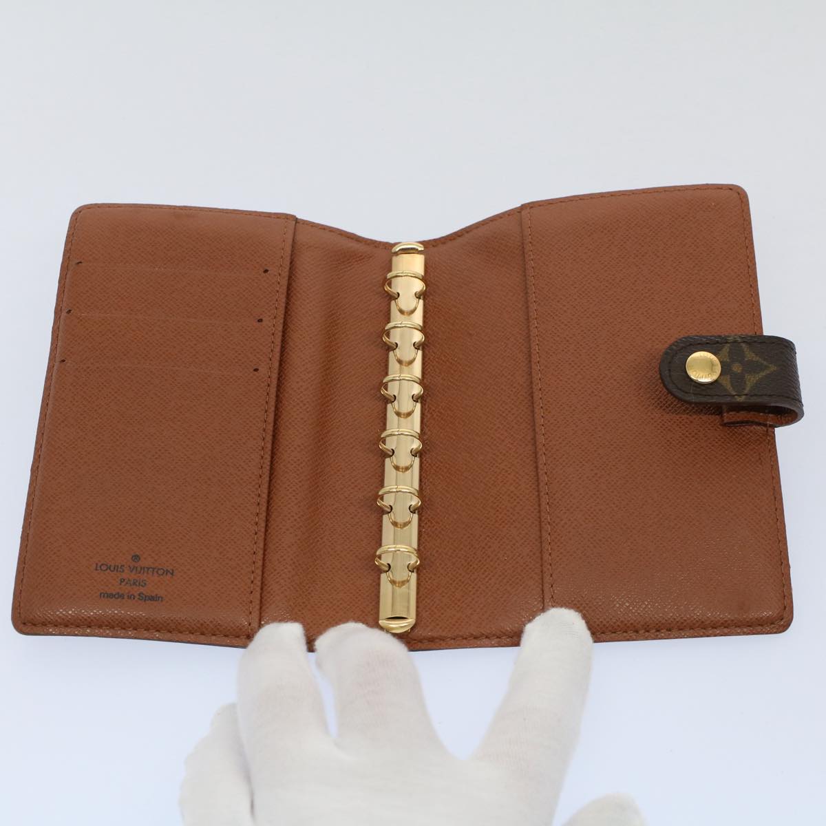 LOUIS VUITTON Monogram Agenda PM Day Planner Cover R20005 LV am5149
