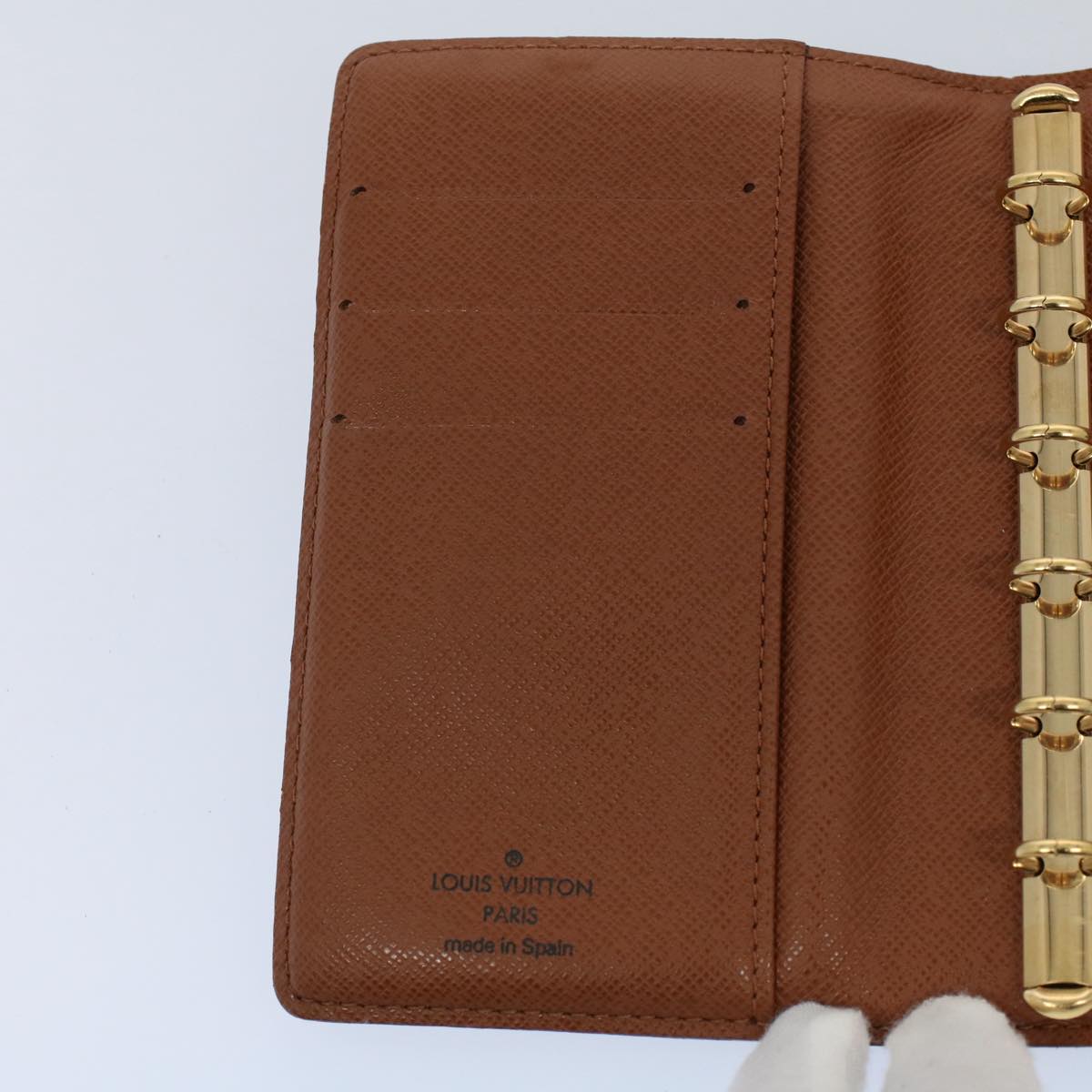 LOUIS VUITTON Monogram Agenda PM Day Planner Cover R20005 LV am5149