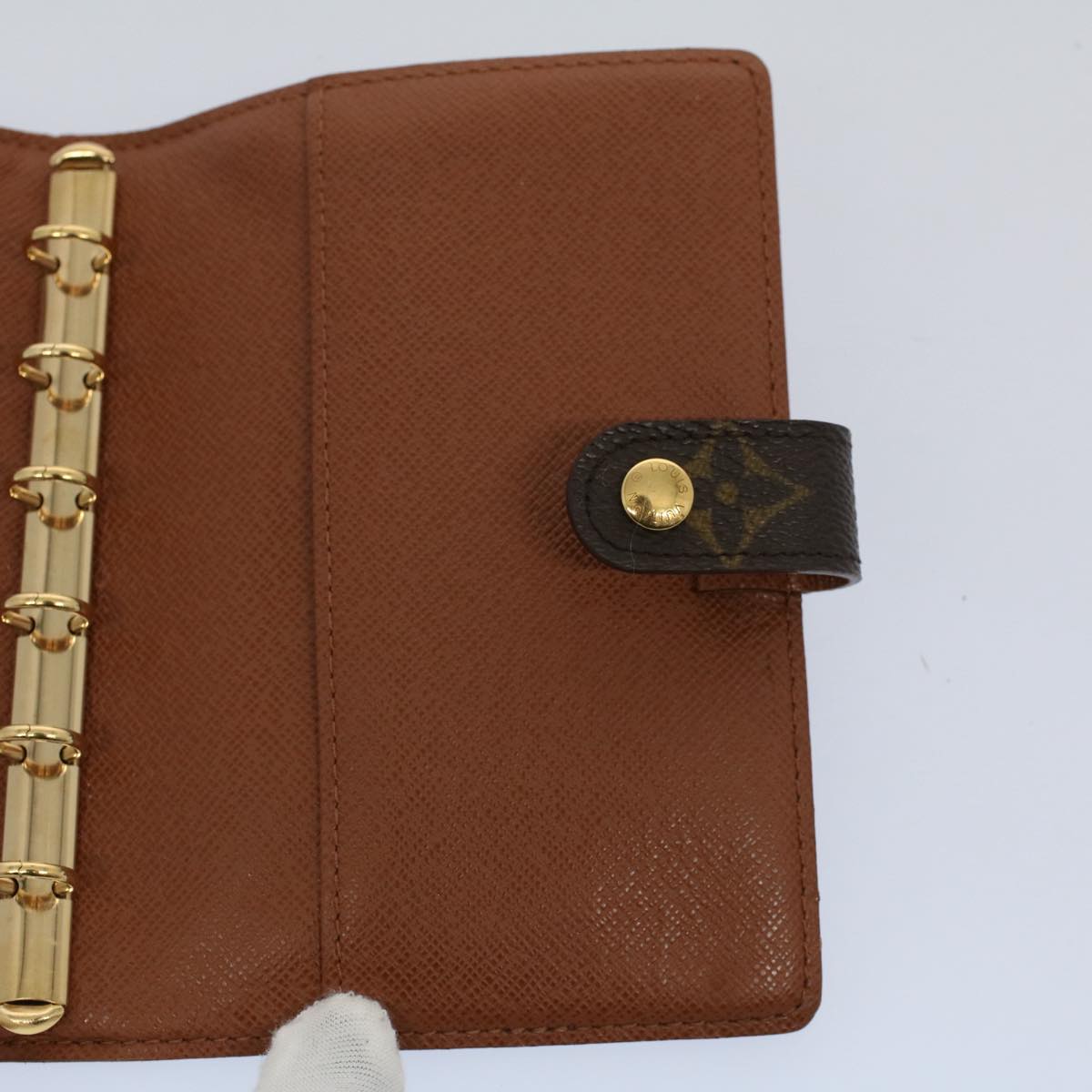 LOUIS VUITTON Monogram Agenda PM Day Planner Cover R20005 LV am5149