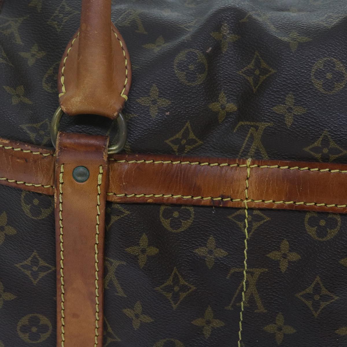 LOUIS VUITTON Monogram Sac Shan 40 Pet Carry Vintage M42024 LV am5259