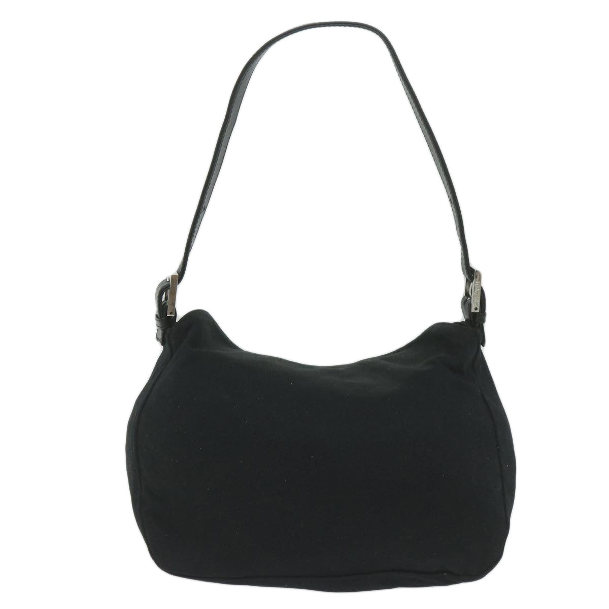 Luxury FendiMamma Baguette Shoulder Bag Nylon Black 2305 26426 008am5339