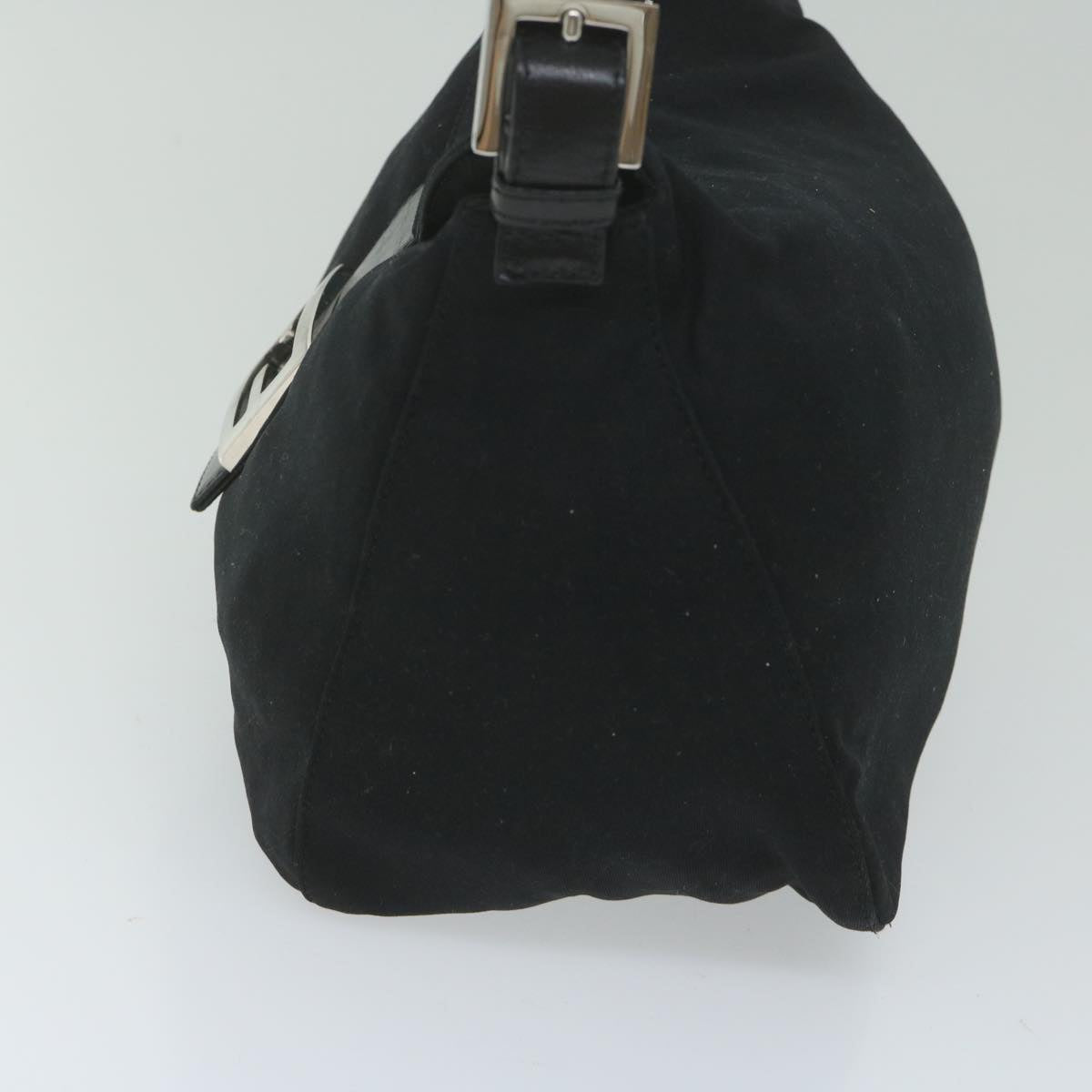 Luxury FendiMamma Baguette Shoulder Bag Nylon Black 2305 26426 008am5339
