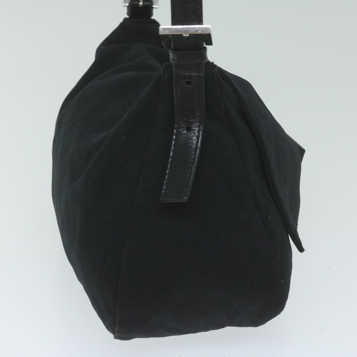 Luxury FendiMamma Baguette Shoulder Bag Nylon Black 2321 26325 008am5345