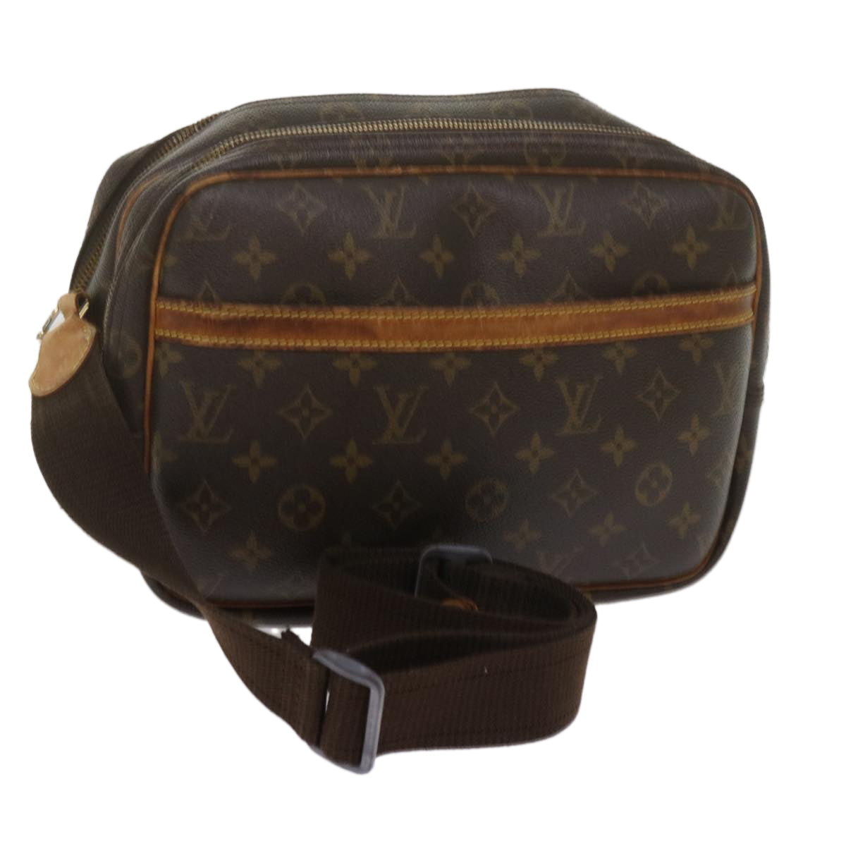 LOUIS VUITTON Monogram Reporter PM Shoulder Bag M45254 LV am5360