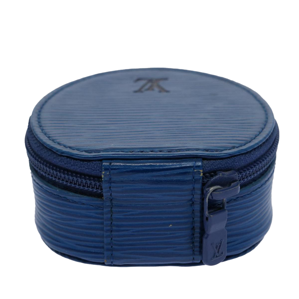 LOUIS VUITTON Epi Ecrin Bijou 8 Jewelry Box Blue M48215 LV am5366