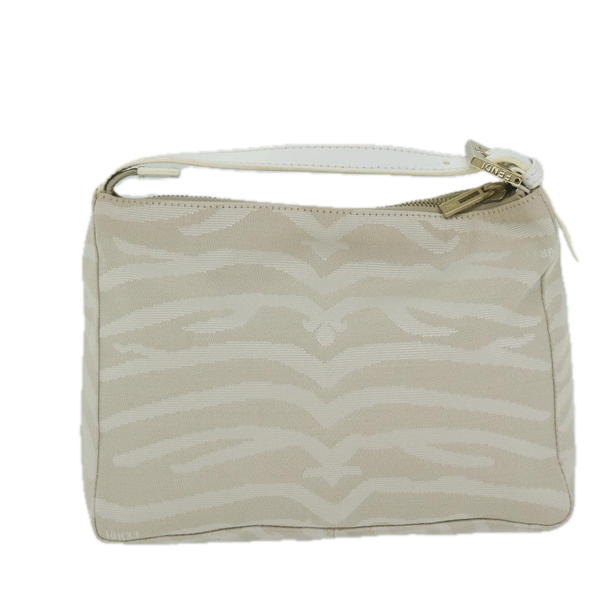 Luxury FendiHand Bag Canvas Beigeam5396