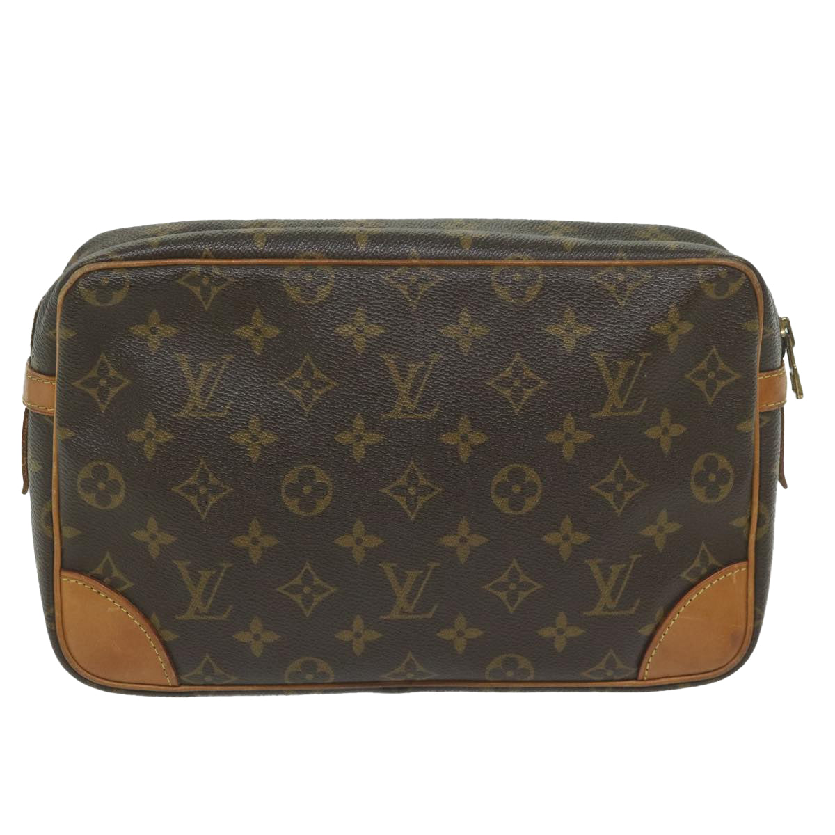 LOUIS VUITTON Monogram Compiegne 28 Clutch Bag M51845 LV am5399