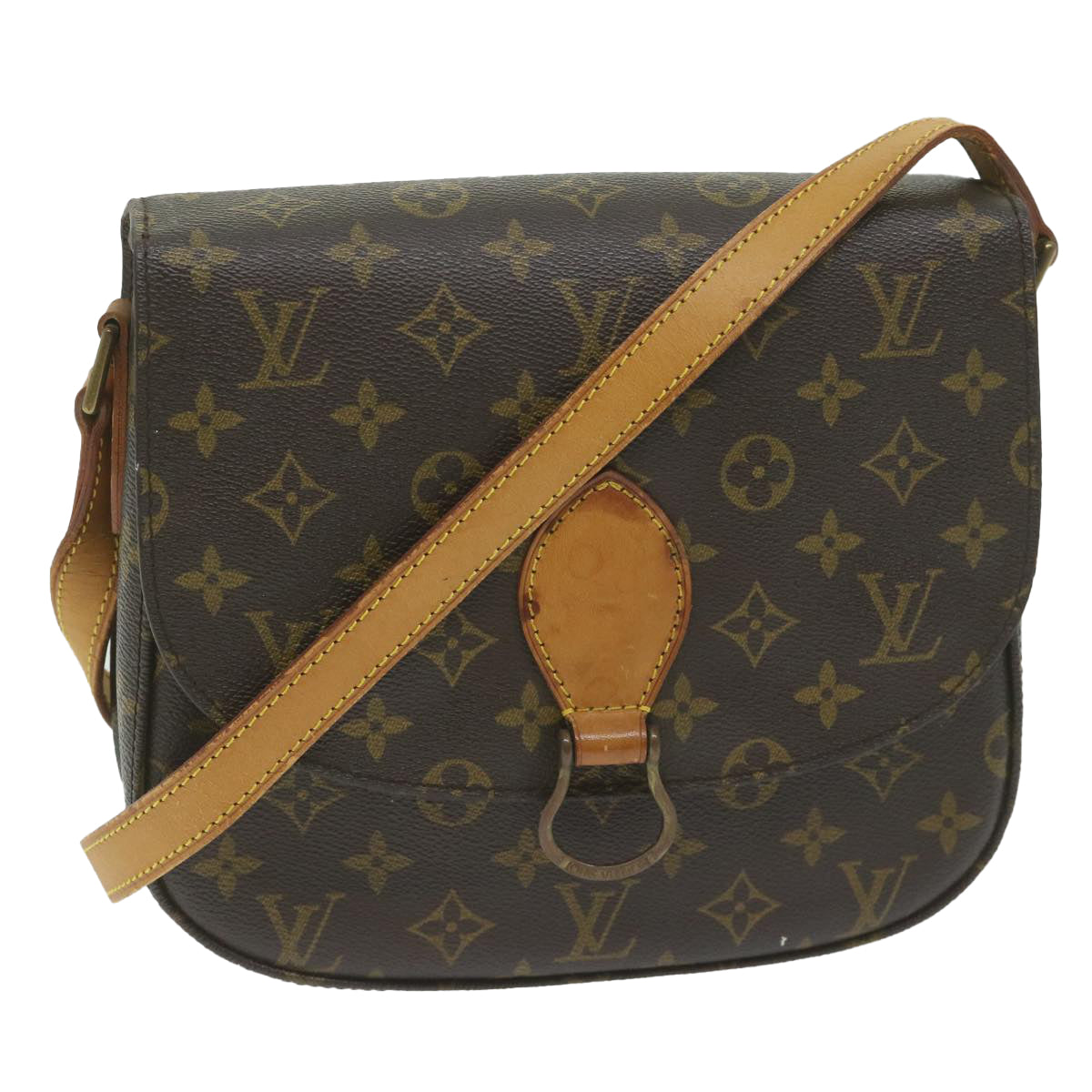 LOUIS VUITTON Monogram Saint Cloud GM Shoulder Bag M51242 LV am5402