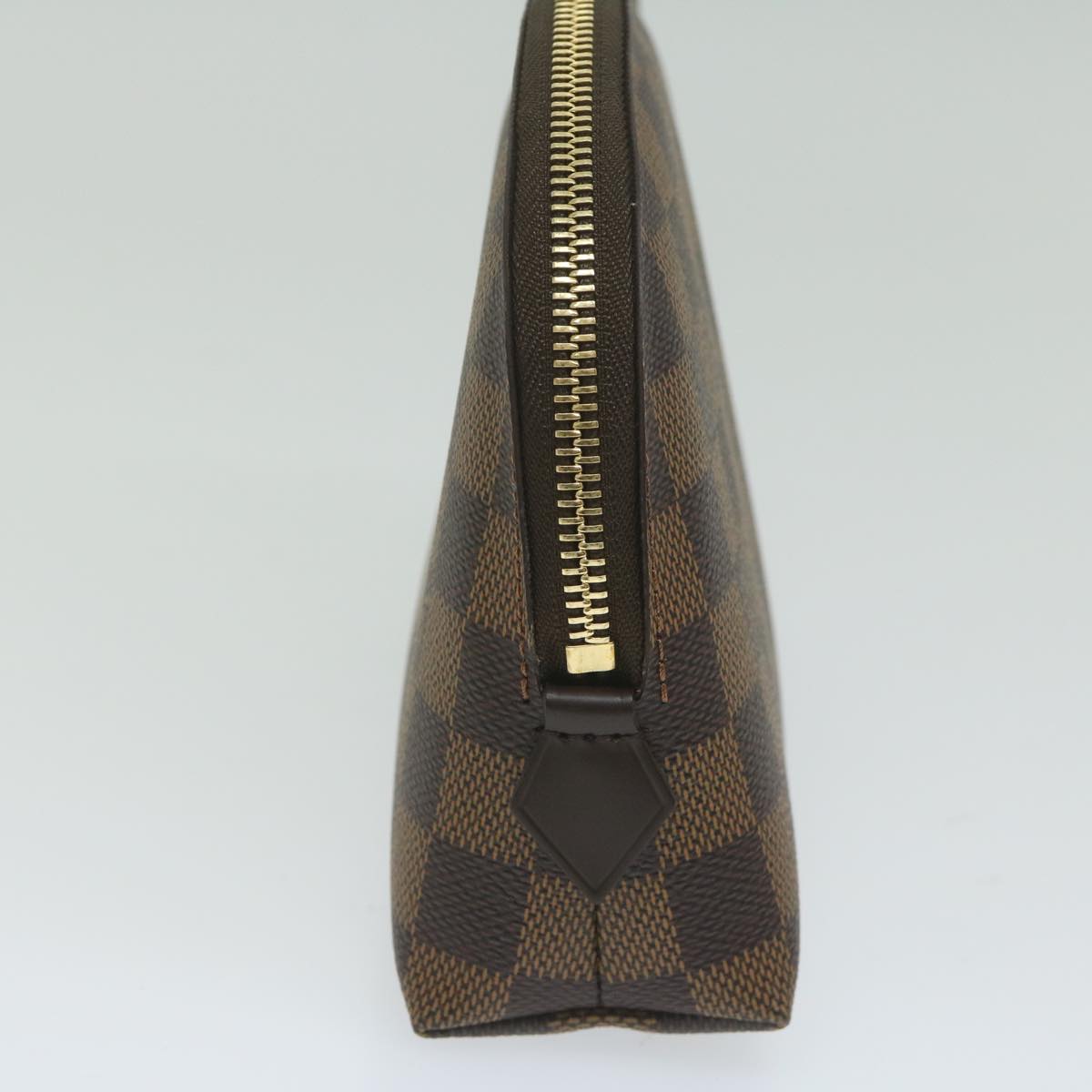 LOUIS VUITTON Damier Ebene Pochette Cosmetic GM Pouch N23345 LV am5412