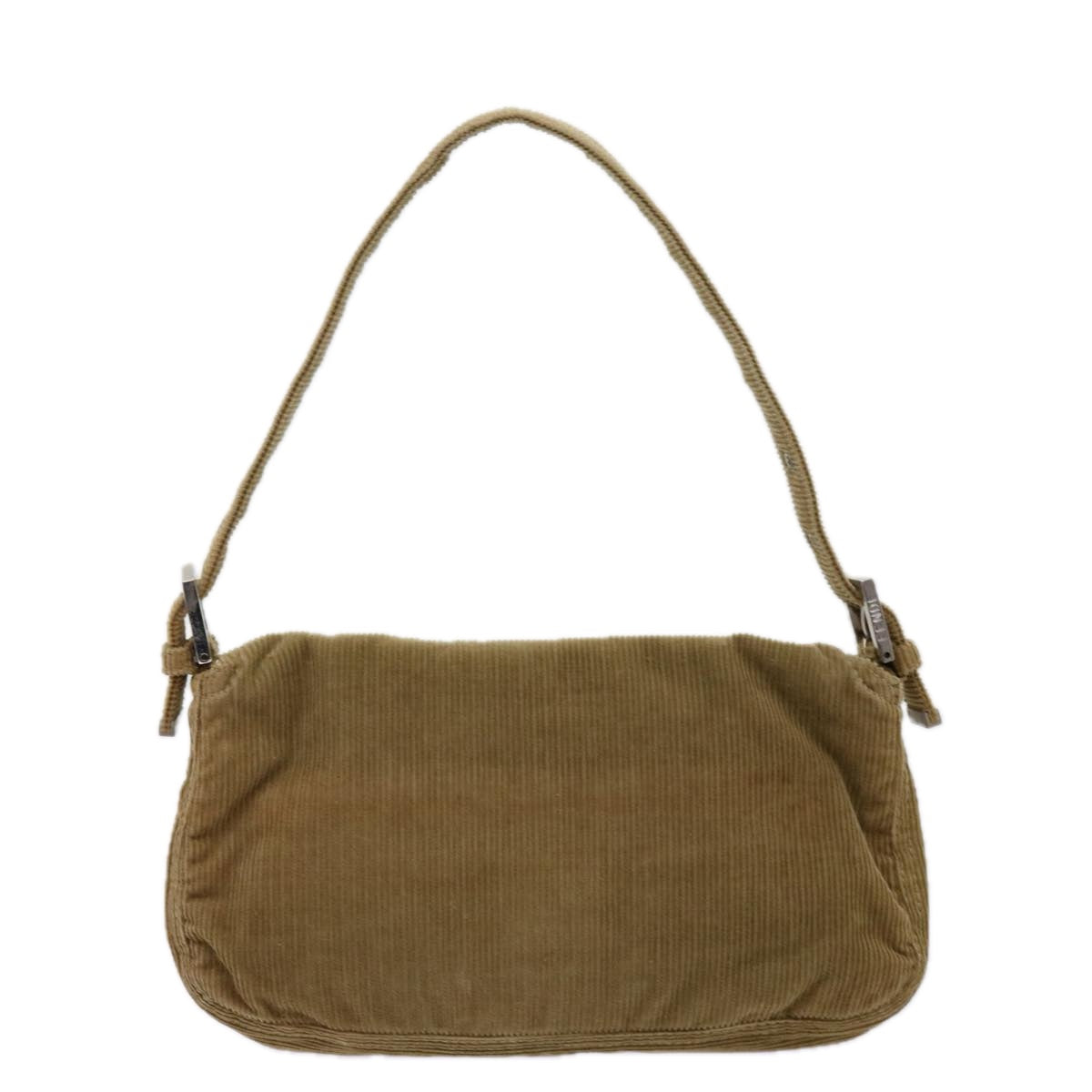 Luxury FendiMamma Baguette Shoulder Bag Corduroy Brown 2220 26424 009am5474