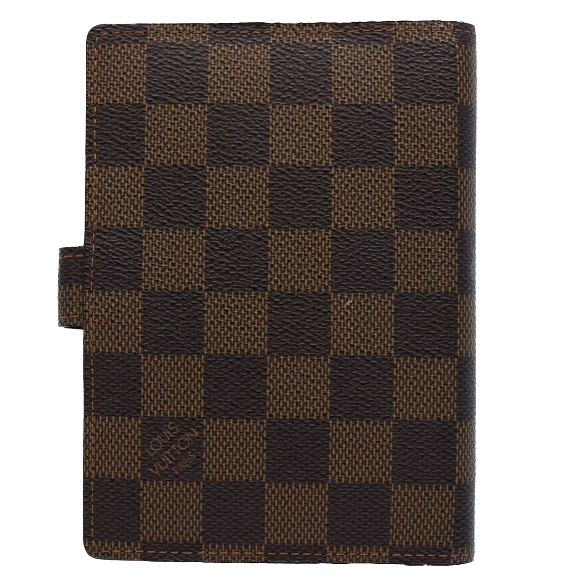 LOUIS VUITTON Damier Ebene Agenda PM Day Planner Cover R20029 LV am5498