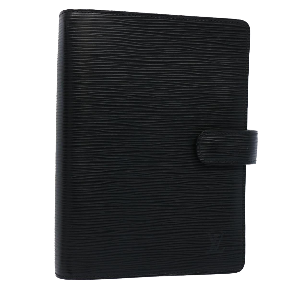 LOUIS VUITTON Epi Agenda MM Day Planner Cover Black R20042 LV am5499