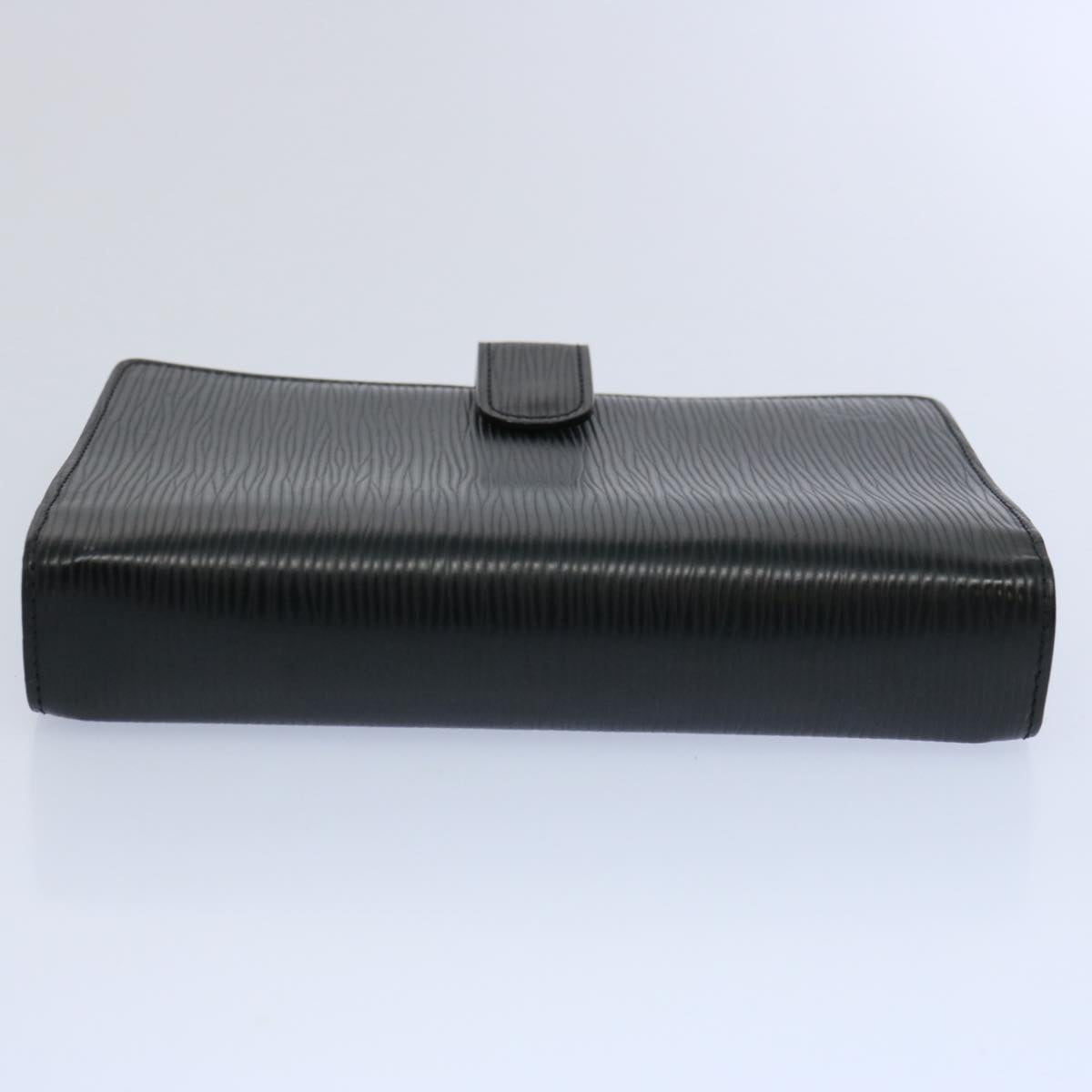LOUIS VUITTON Epi Agenda MM Day Planner Cover Black R20042 LV am5499