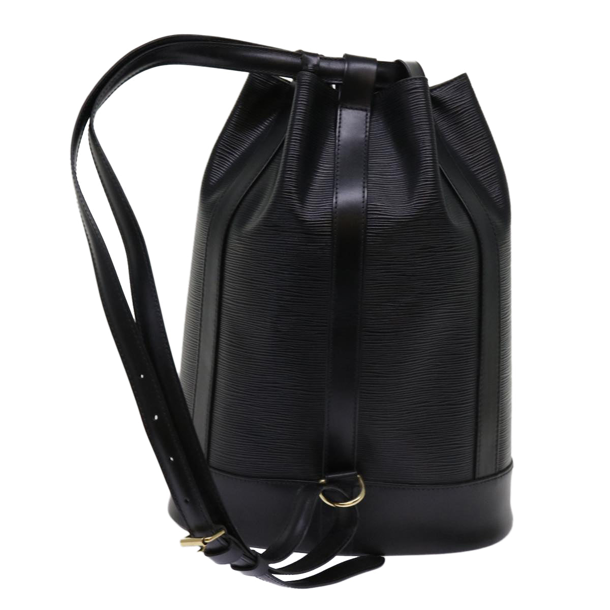 LOUIS VUITTON Epi Randonnee PM Shoulder Bag Black M52352 LV am5514