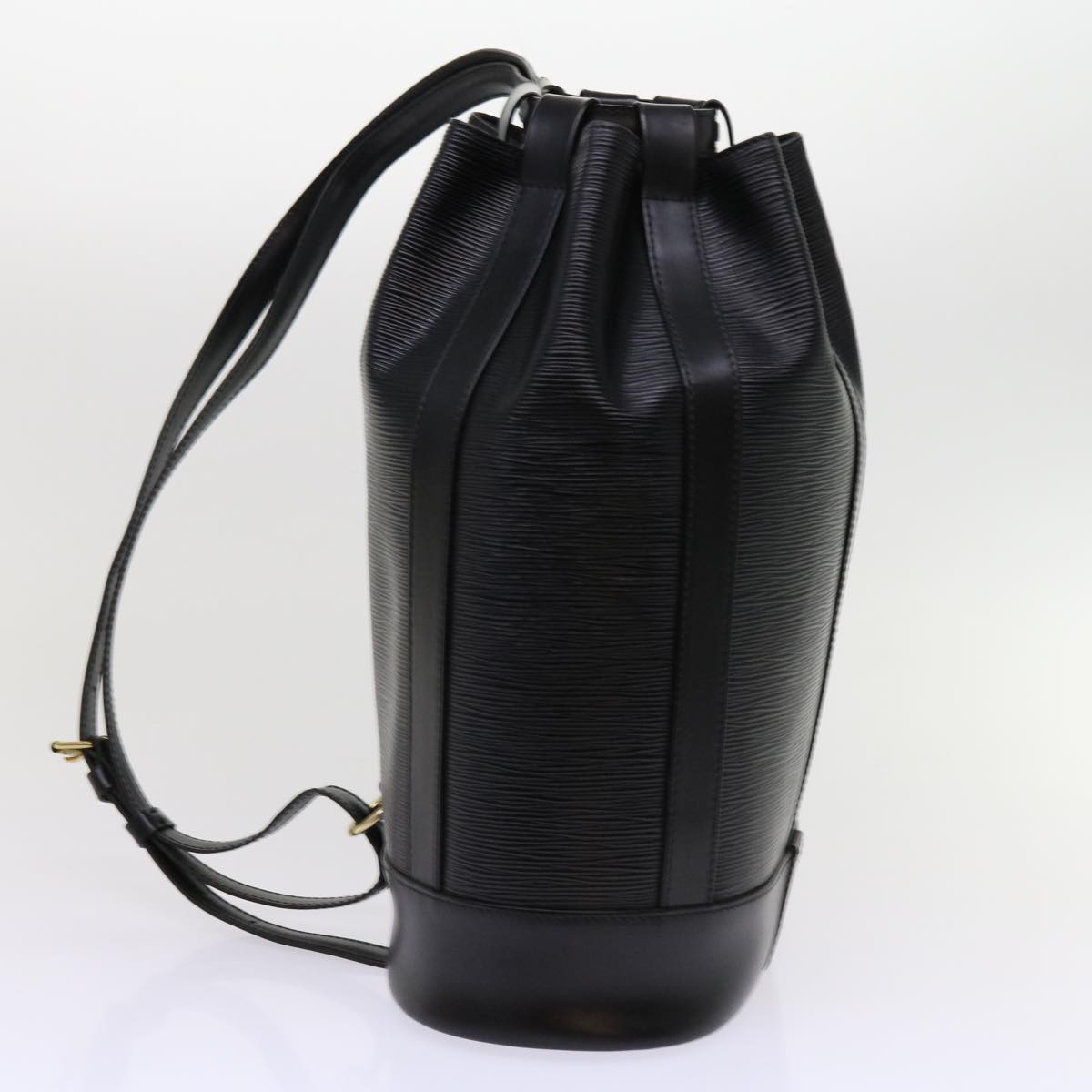 LOUIS VUITTON Epi Randonnee PM Shoulder Bag Black M52352 LV am5514