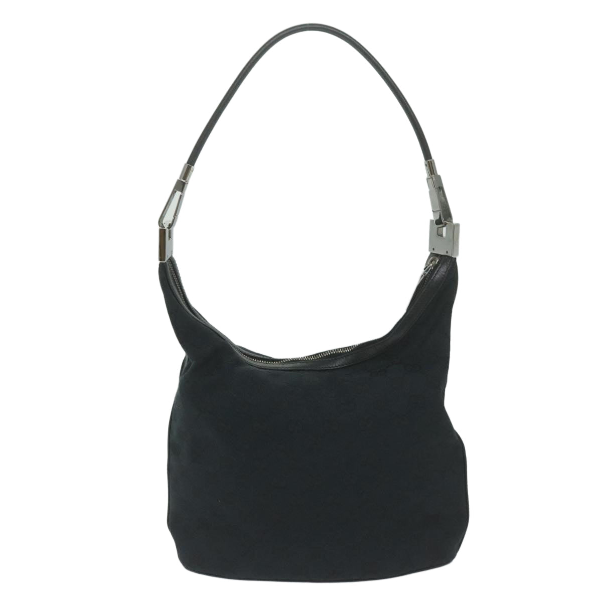 GUCCI GG Canvas Shoulder Bag Black 001 3814  am5588