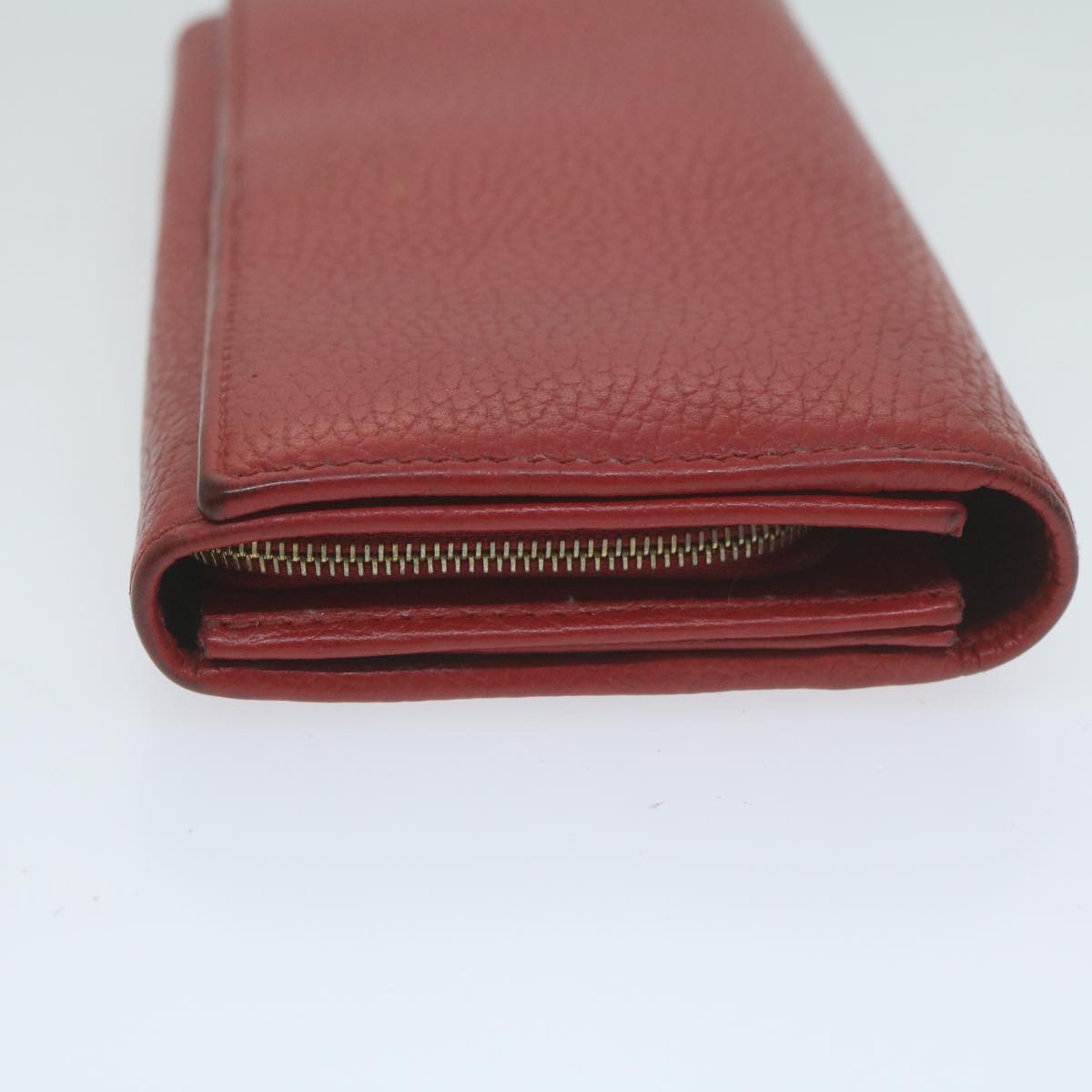 GUCCI Swing Wallet Leather Red 354498  am5642