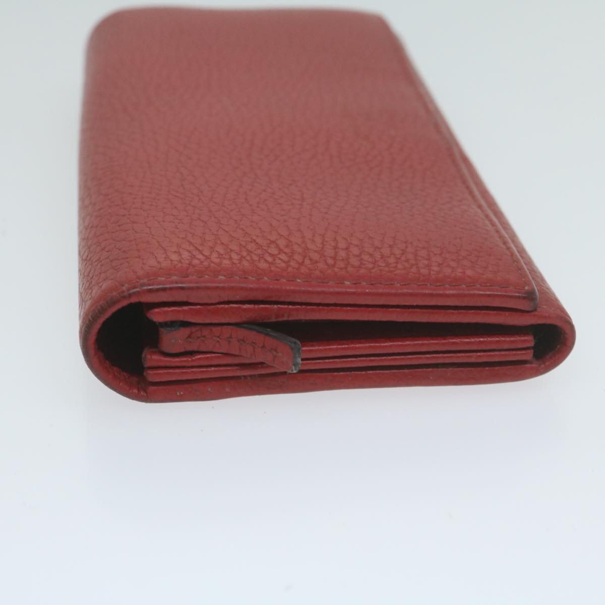 GUCCI Swing Wallet Leather Red 354498  am5642