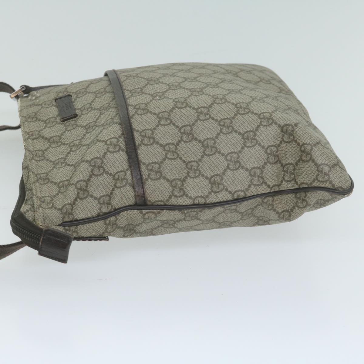 GUCCI GG Supreme Shoulder Bag PVC Beige 141626  am5746