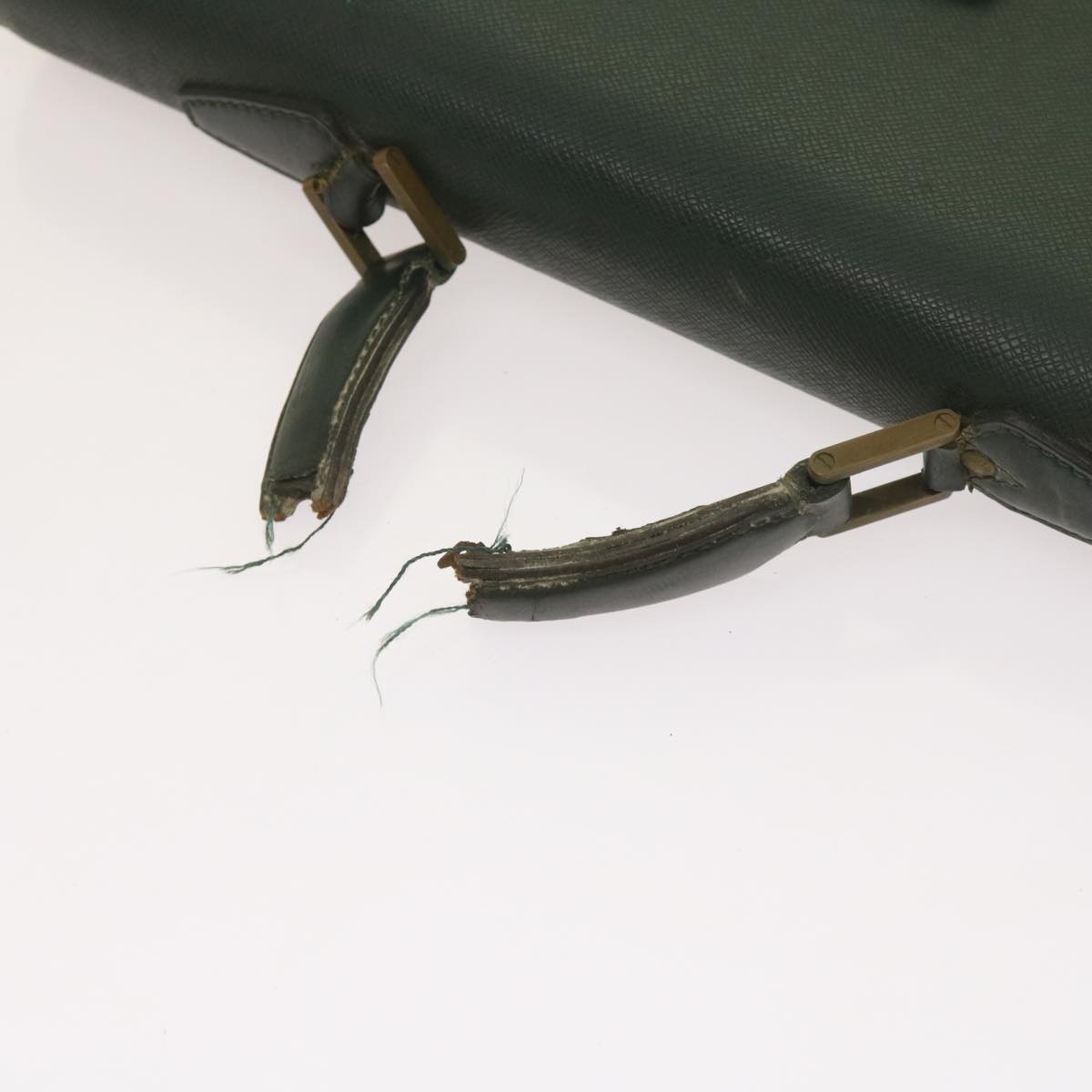 LOUIS VUITTON Taiga Leather Clutch Bag Hand Bag 2Set Green LV am5763