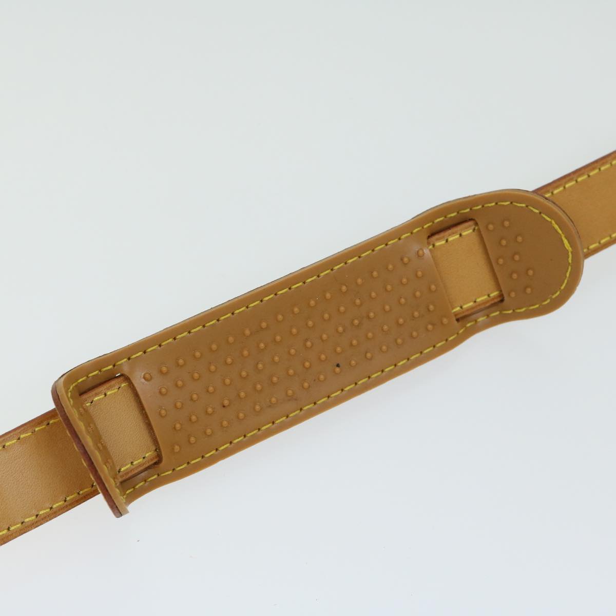 LOUIS VUITTON Adjustable Shoulder Strap Leather 34.6""-41.7"" Beige am5816