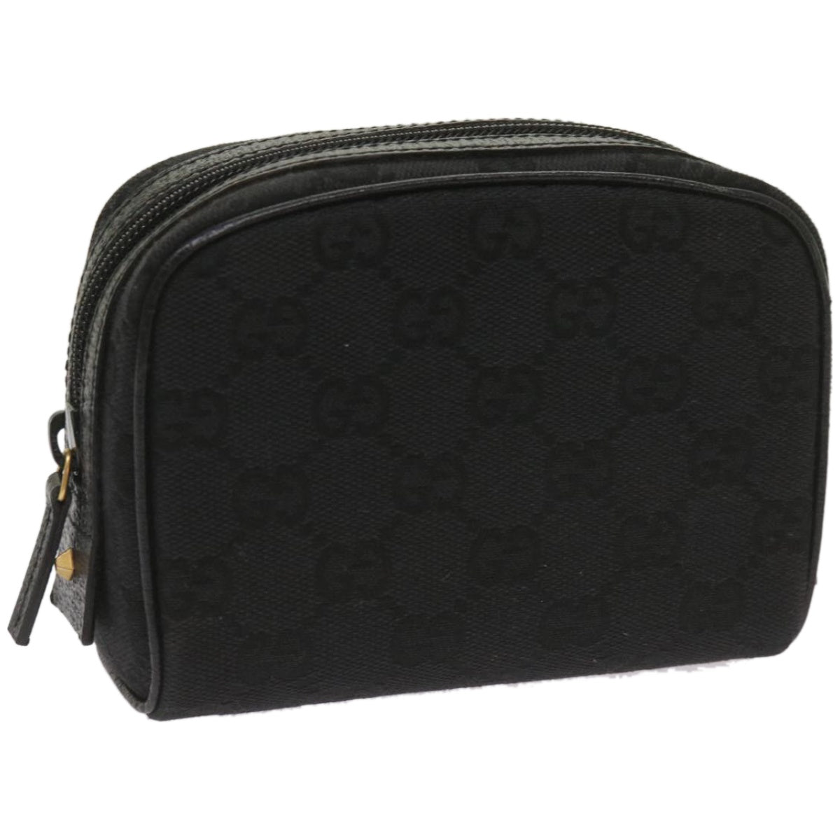 GUCCI GG Canvas Pouch Black 120978  am5822