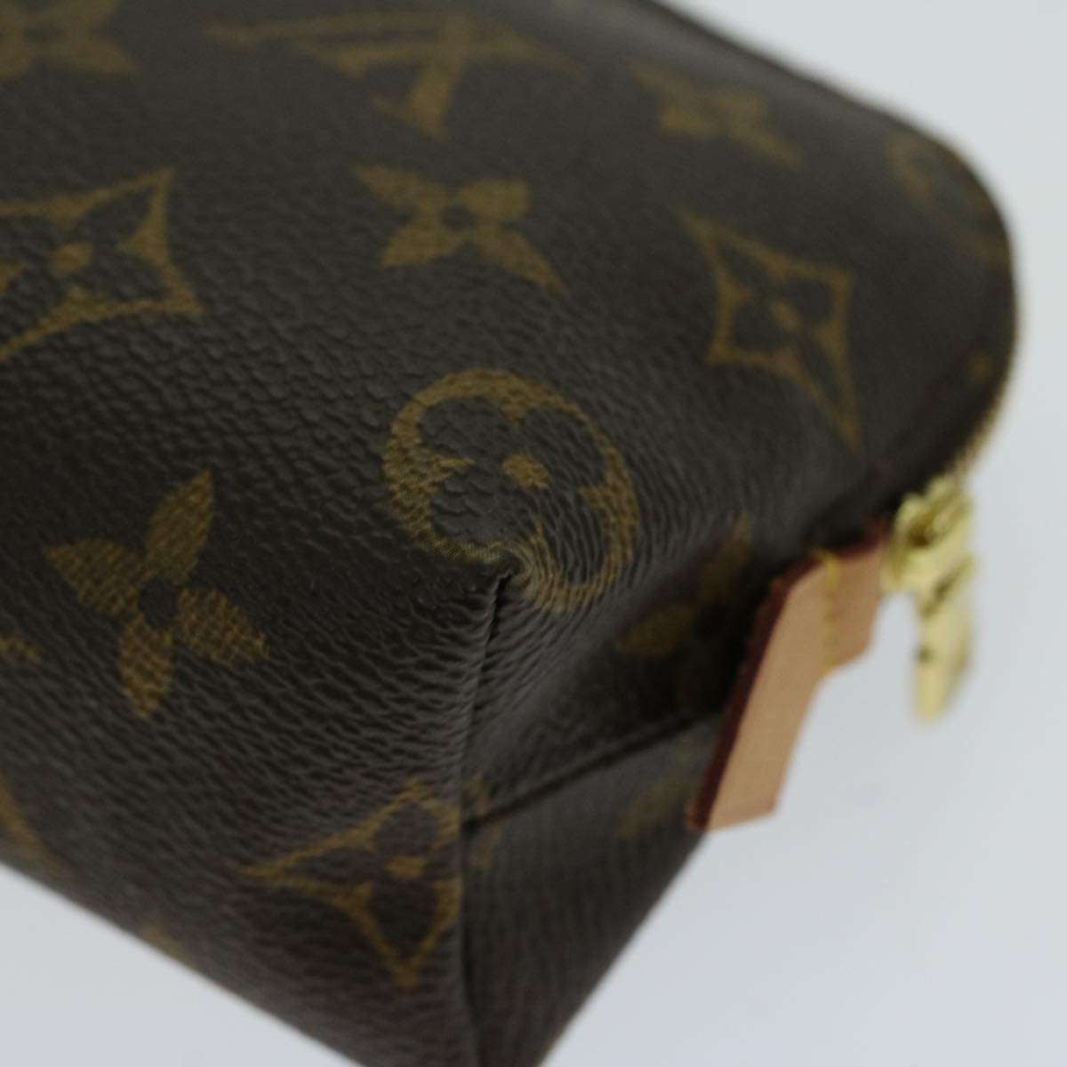 LOUIS VUITTON Monogram Pochette Cosmetic PM Cosmetic Pouch M47515 am5831A