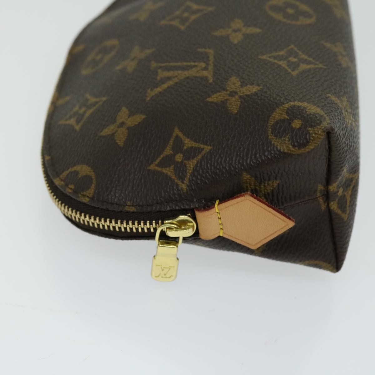 LOUIS VUITTON Monogram Pochette Cosmetic PM Cosmetic Pouch M47515 am5831A
