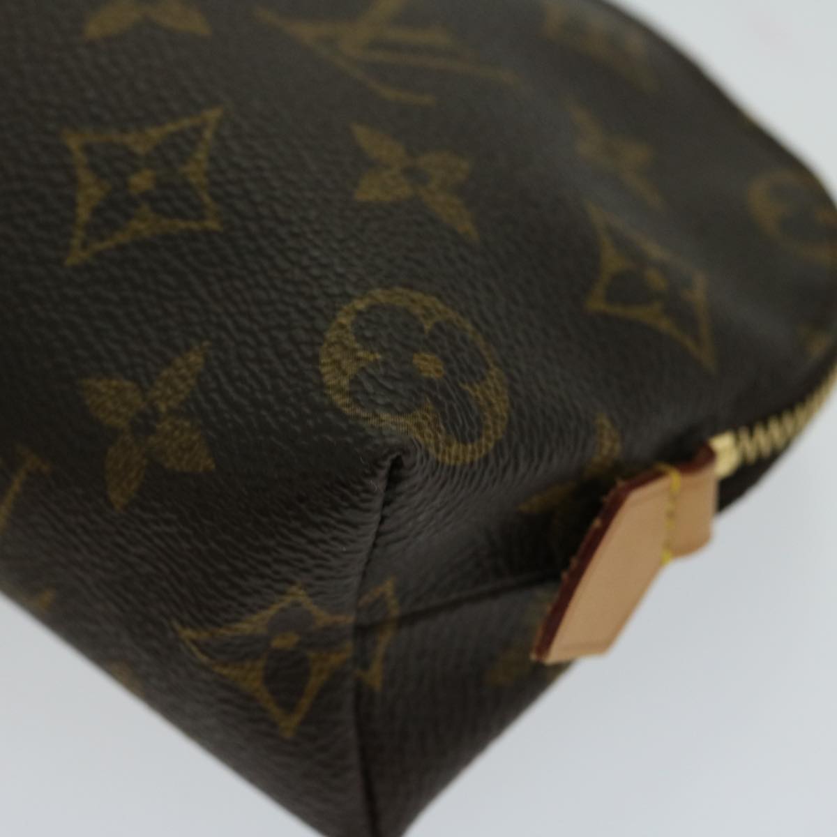 LOUIS VUITTON Monogram Pochette Cosmetic PM Cosmetic Pouch M47515 am5831A