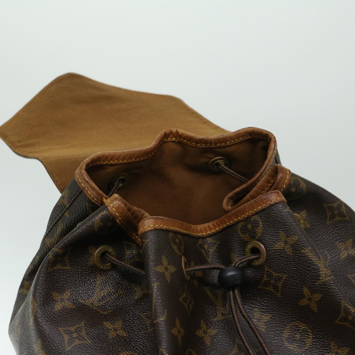 LOUIS VUITTON Monogram Montsouris GM Backpack M51135 LV am5839