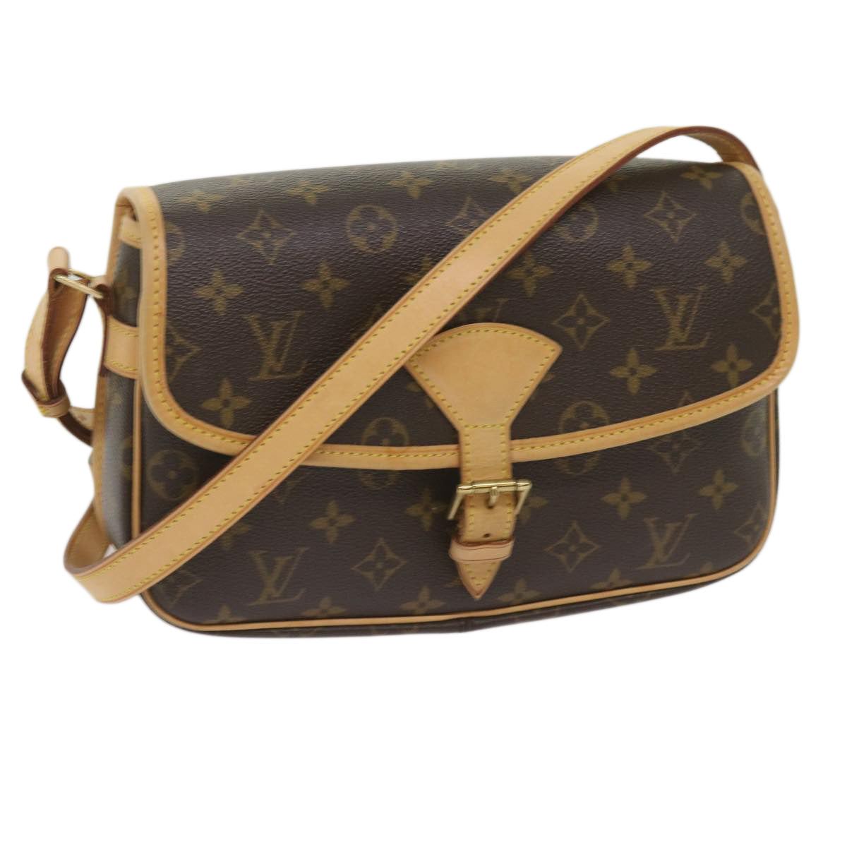 LOUIS VUITTON Monogram Sologne Shoulder Bag M42250 LV am5899A