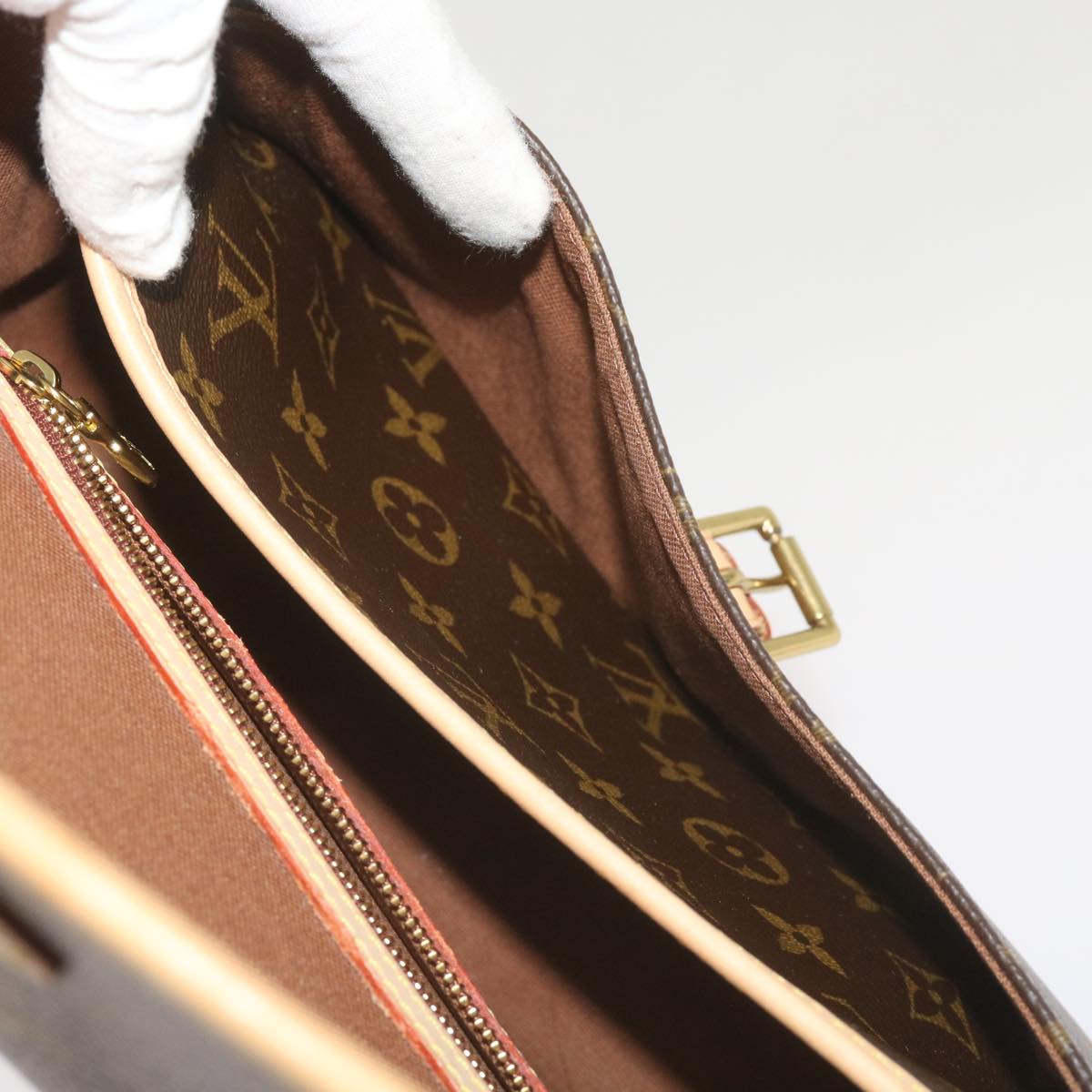 LOUIS VUITTON Monogram Sologne Shoulder Bag M42250 LV am5899A