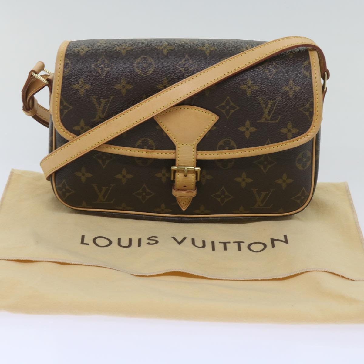 LOUIS VUITTON Monogram Sologne Shoulder Bag M42250 LV am5899A