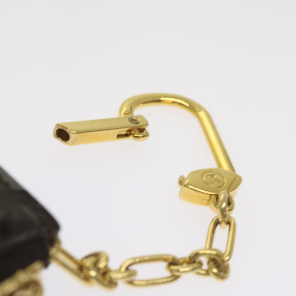 LOUIS VUITTON Vernis Pochette Cles NM Coin Purse Amarante M93557 LV am5905