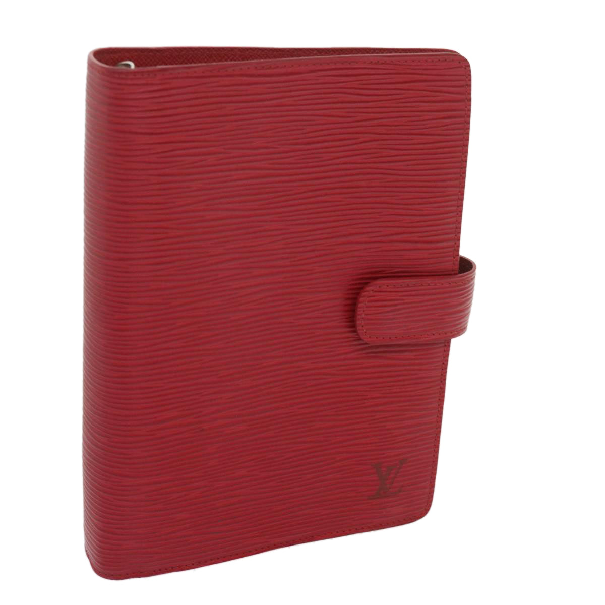 LOUIS VUITTON Epi Agenda MM Day Planner Cover Red R20047 LV am5931