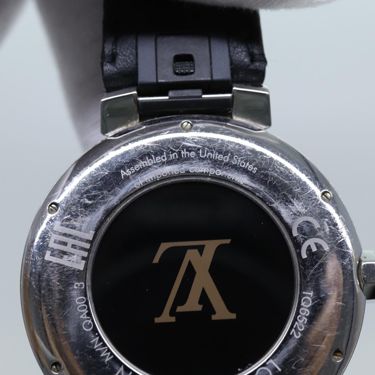 LOUIS VUITTON Monogram Tambour Horizon Digital Smart Watch QA003Z LV am6018