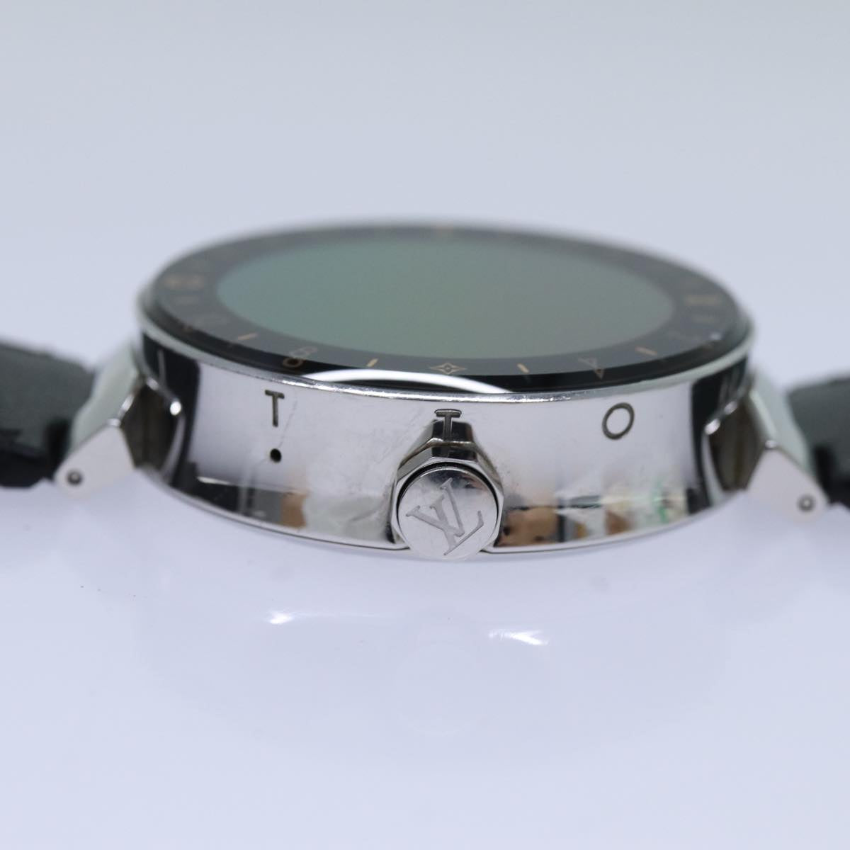 LOUIS VUITTON Monogram Tambour Horizon Digital Smart Watch QA003Z LV am6018