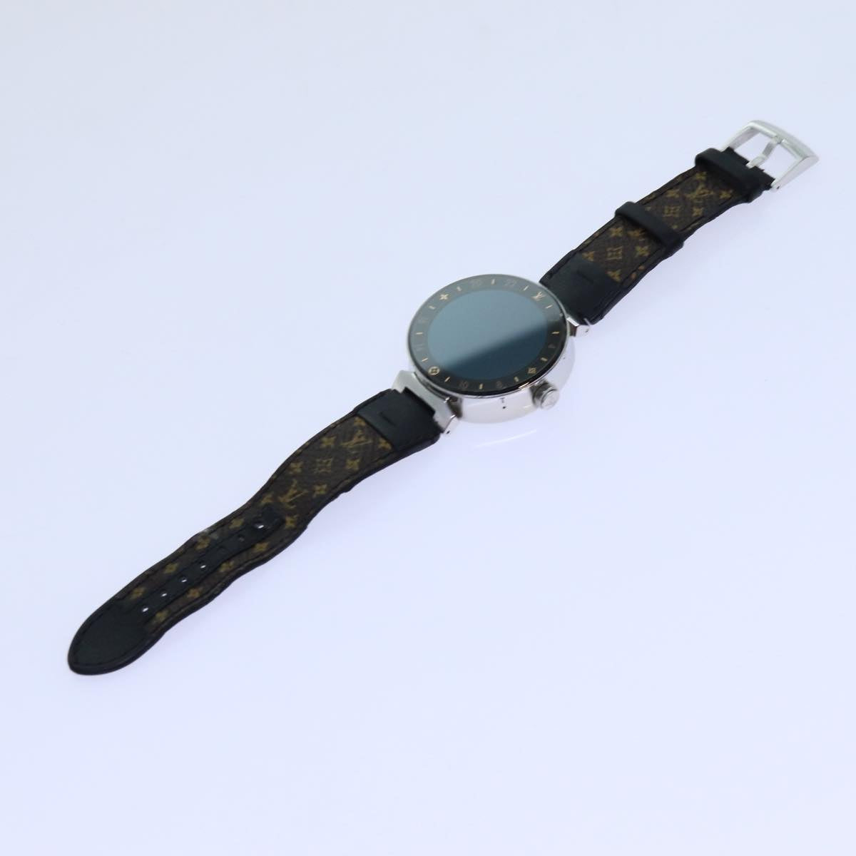 LOUIS VUITTON Monogram Tambour Horizon Digital Smart Watch QA003Z LV am6018