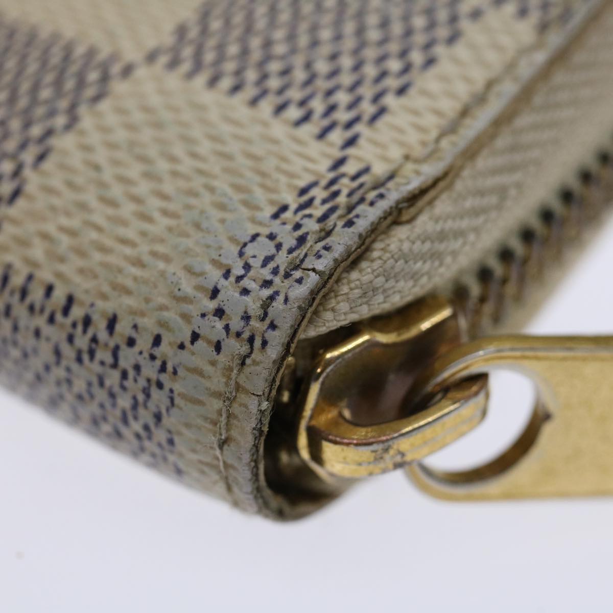 LOUIS VUITTON Damier Azur Zippy Wallet Long Wallet N63503 LV am6023
