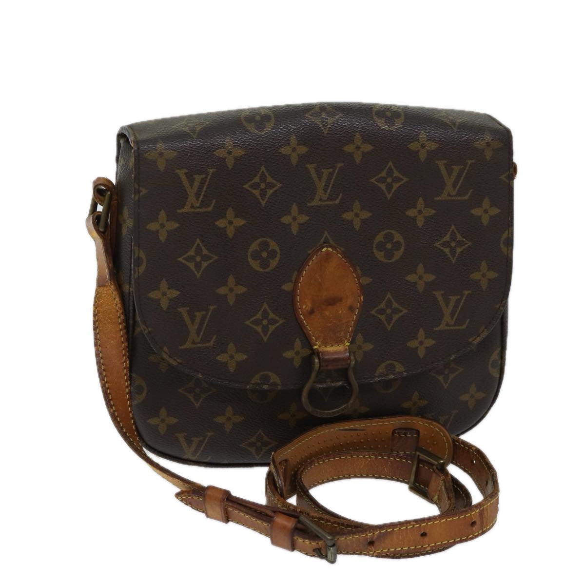 LOUIS VUITTON Monogram Saint Cloud GM Shoulder Bag M51242 LV am6025