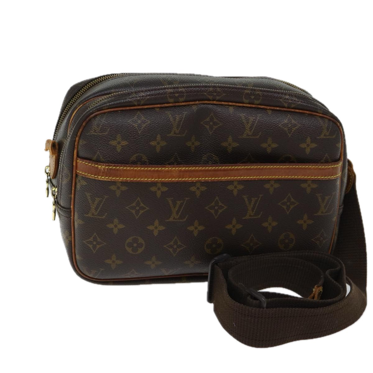 LOUIS VUITTON Monogram Reporter PM Shoulder Bag M45254 LV am6032