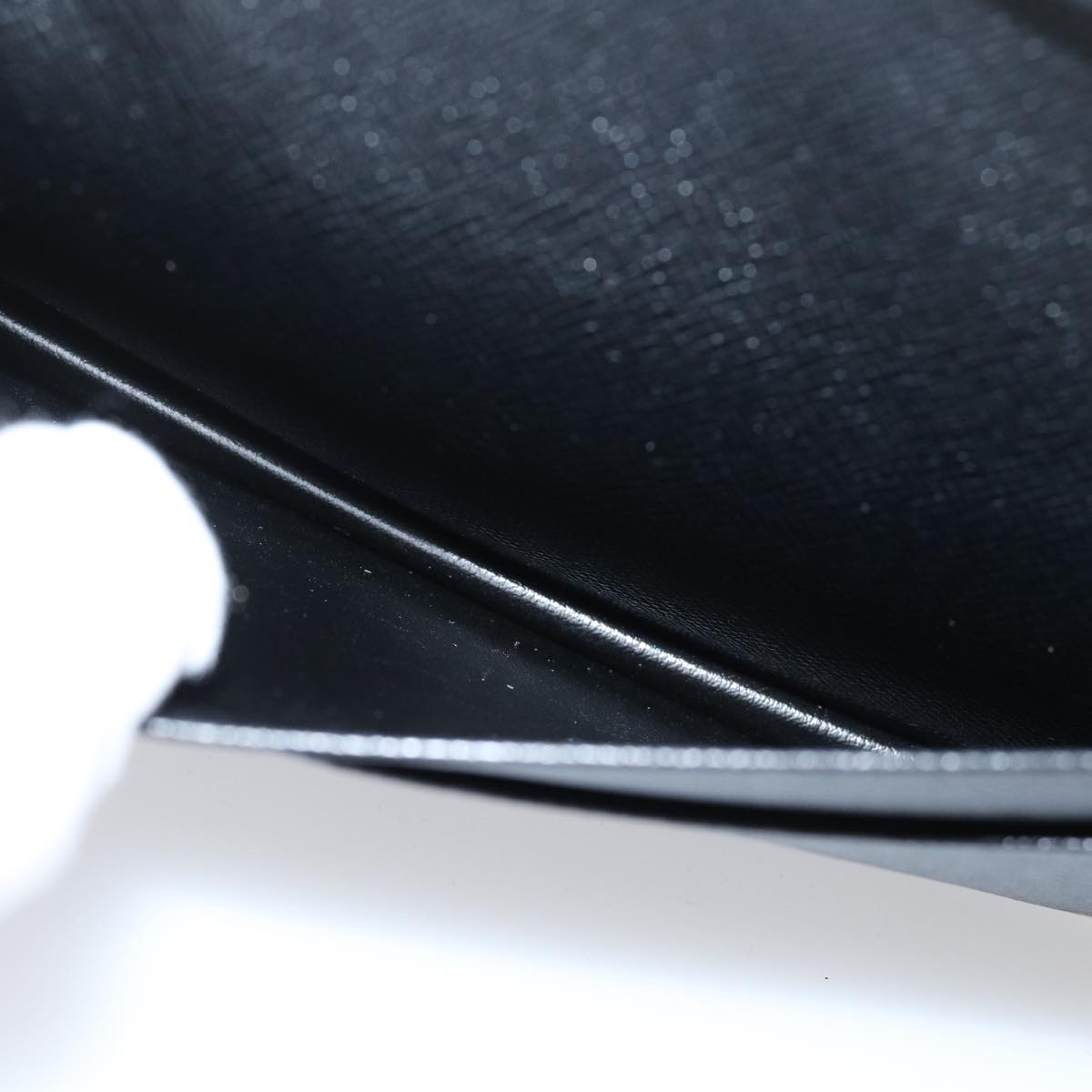 LOUIS VUITTON Epi Porte Cartes Credit Long Wallet Black M63212 LV am6036