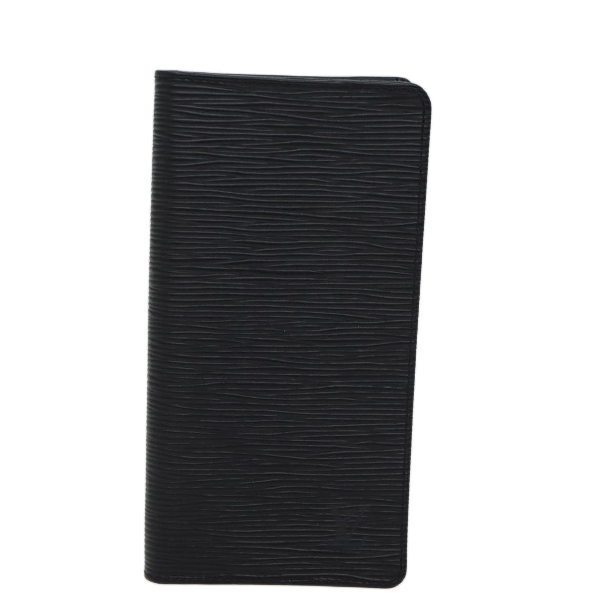 LOUIS VUITTON Epi Porte Cartes Credit Long Wallet Black M63212 LV am6036