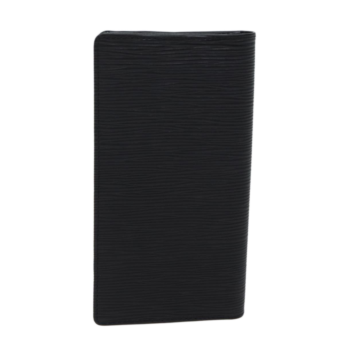 LOUIS VUITTON Epi Porte Cartes Credit Long Wallet Black M63212 LV am6036