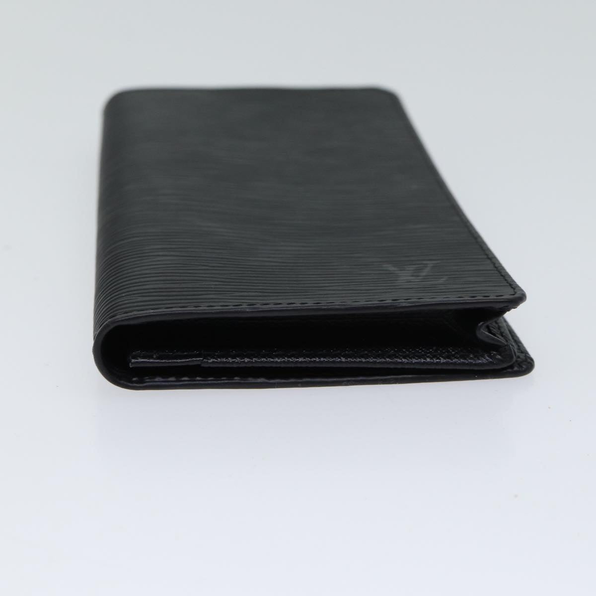 LOUIS VUITTON Epi Porte Cartes Credit Long Wallet Black M63212 LV am6036