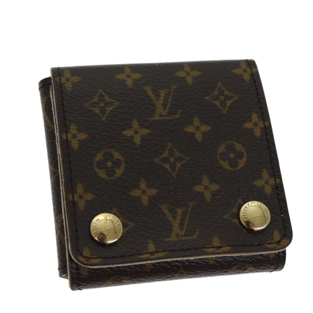 LOUIS VUITTON Monogram Jewelry Case Jewelry Box LV am6070